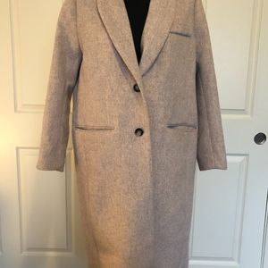 H&M Blush Long Coat